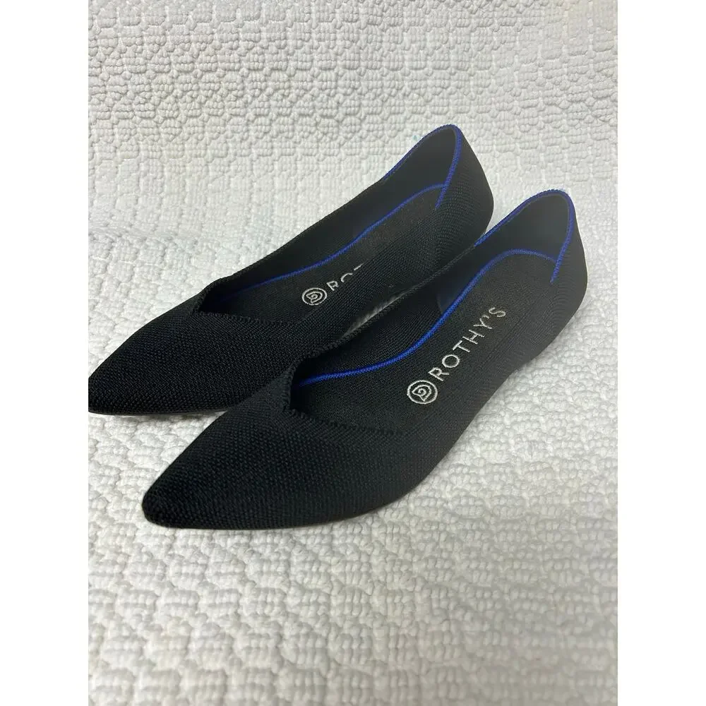 Rothy’s The Pointe Flats, Black, 8.5 W - Picture 4 of 7